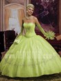 VESTIDO DE QUINCEAÑERA VERDE AGUA